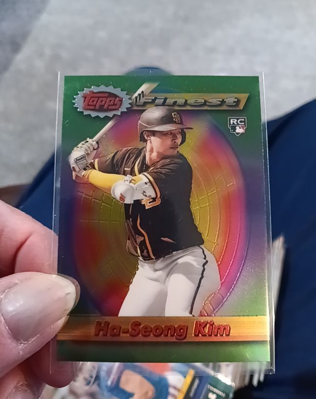 2021 Topps Finest Flashbacks #175 Ha-Seong Kim — front