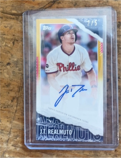 2025 Topps Now #RTOD J.T. Realmuto — front