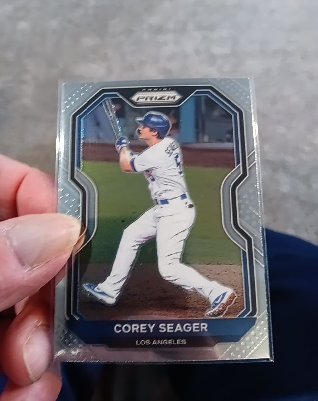 2021 Panini Prizm #100 Corey Seager — front