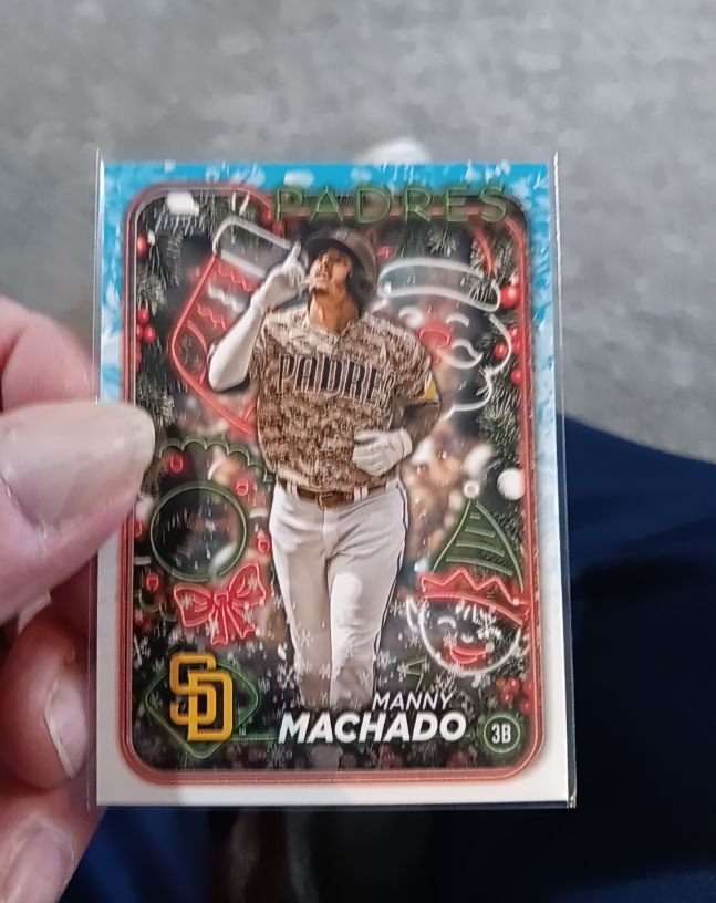 2024 Topps Holiday #H98 Manny Machado — front