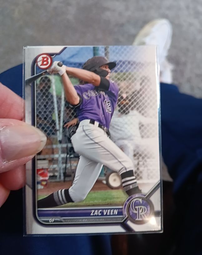 2022 Bowman Prospects #BP-13 Zac Veen — front