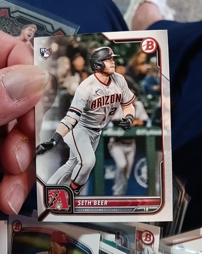 2022 Bowman #36 Seth Beer — front