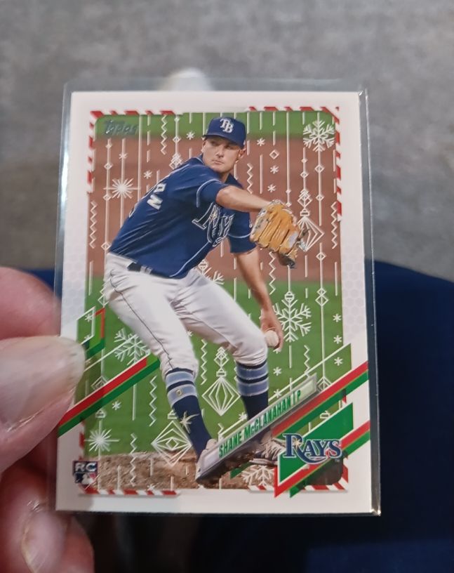 2021 Topps Holiday #HW165 Shane McClanahan — front
