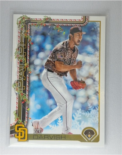 2025 Topps Holiday #H88 Yu Darvish — front