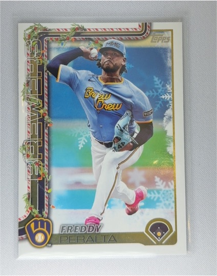 2025 Topps Holiday #H99 Freddy Peralta — front