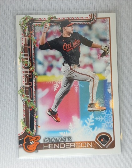 2025 Topps Holiday #H18 Gunnar Henderson — front