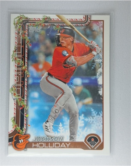 2025 Topps Holiday #H188 Jackson Holliday — front