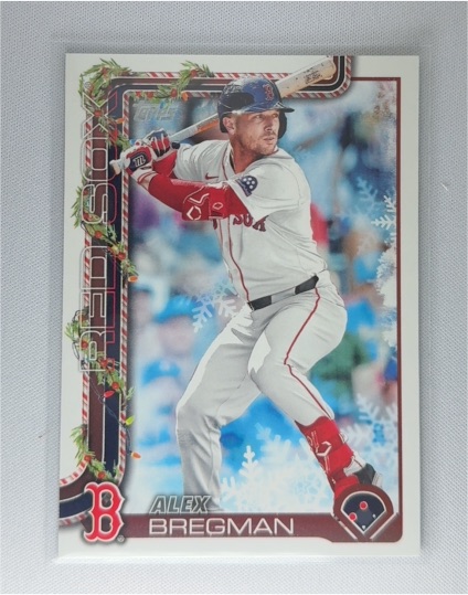 2025 Topps Holiday #H154 Alex Bregman — front
