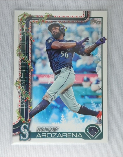 2025 Topps Holiday #H122 Randy Arozarena — front