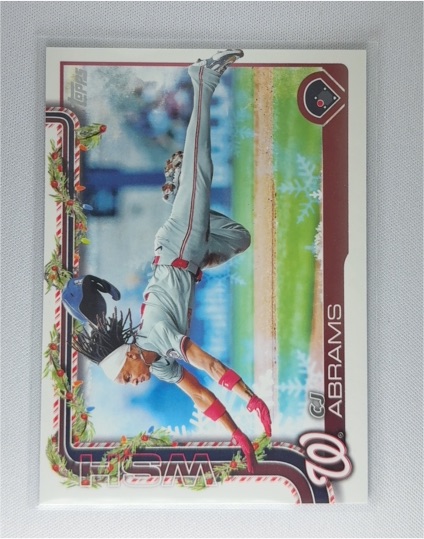 2025 Topps Holiday #H146 C.J. Abrams — front