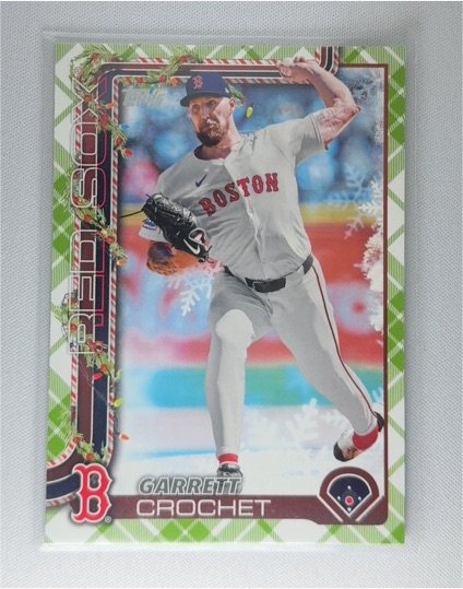 2025 Topps Holiday #H22 Garrett Crochet — front