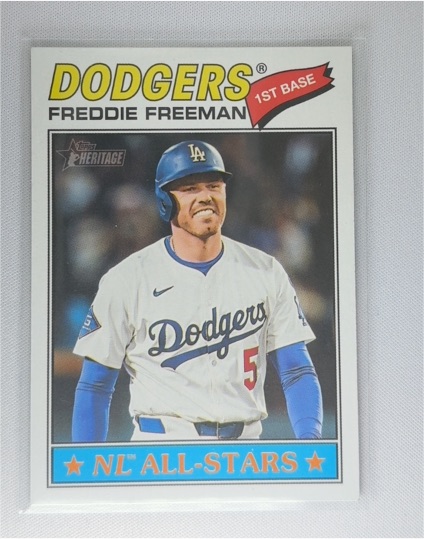 2026 Topps Heritage #350 Freddie Freeman — front