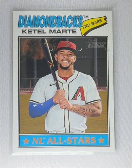 2026 Topps Heritage #220 Ketel Marte — front