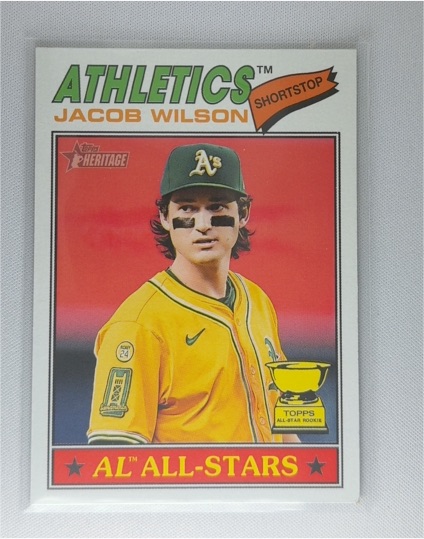 2026 Topps Heritage #17 Jacob Wilson — front