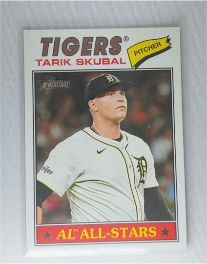 2026 Topps Heritage #281 Tarik Skubal — front