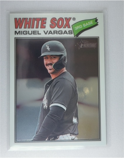 2026 Topps Heritage #61 Miguel Vargas — front