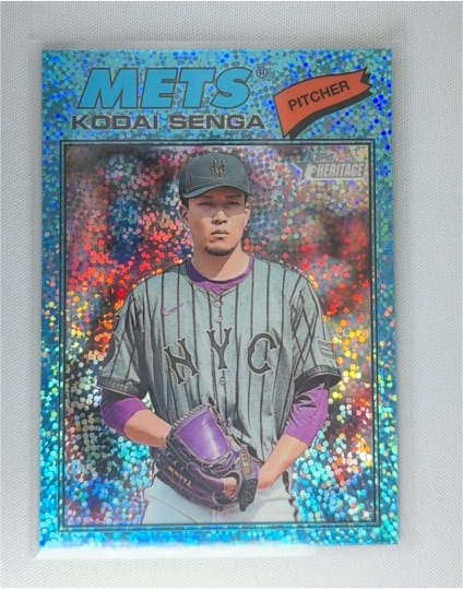 2026 Topps Heritage Chrome #317 Kodai Senga — front