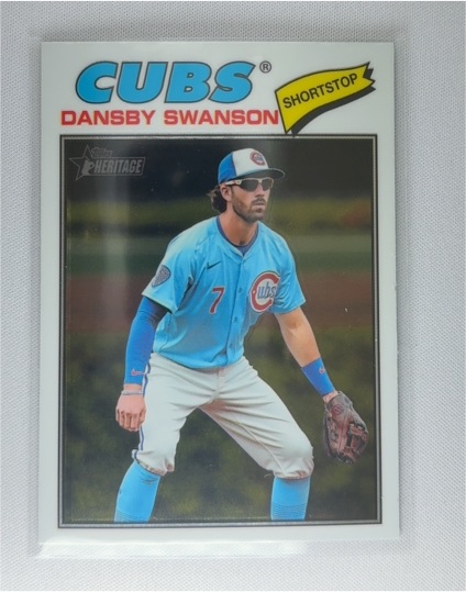 2026 Topps Heritage #97 Dansby Swanson — front