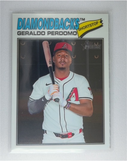 2026 Topps Heritage #216 Geraldo Perdomo — front