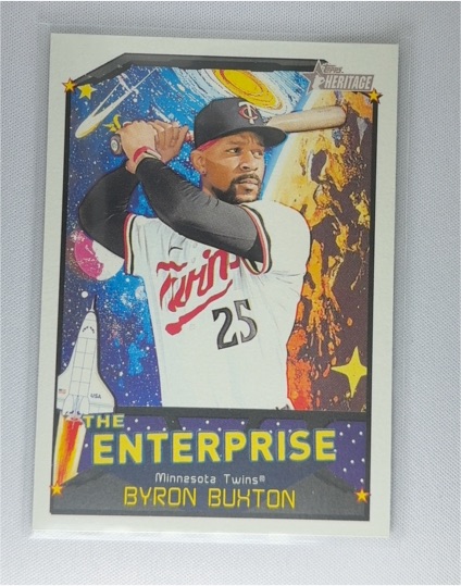 2026 Topps Heritage #TE-BBU Byron Buxton The Enterprise — front