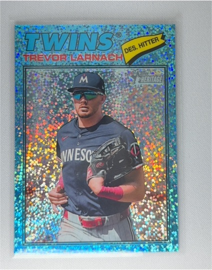 2026 Topps Heritage #280 Trevor Larnach — front