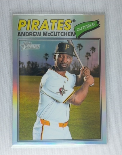 2026 Topps Heritage Chrome #270 Andrew McCutchen — front