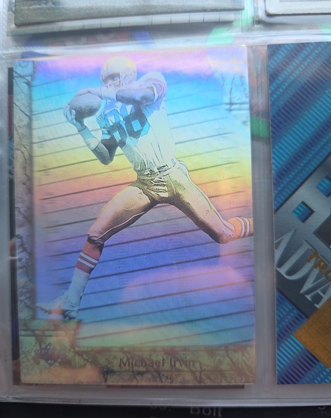 1992 Upper Deck Game Breakers Hologram #GB9 Michael Irvin — front