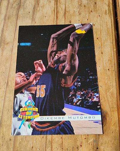 1994 Classic Centers of Attention #67 Dikembe Mutombo Denver Nuggets — front