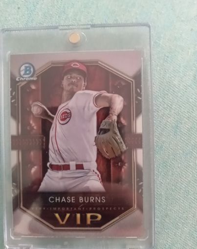 2025 Bowman Chrome #VIP-7 Chase Burns — front