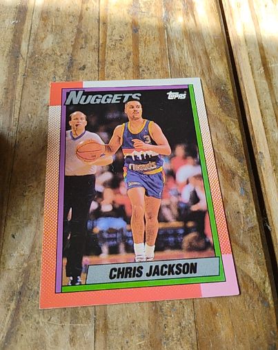 1992-93 Topps Archives #135 Chris Jackson Denver Nuggets — front