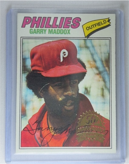 1977 Topps #520 Garry Maddox Philadelphia Phillies — front