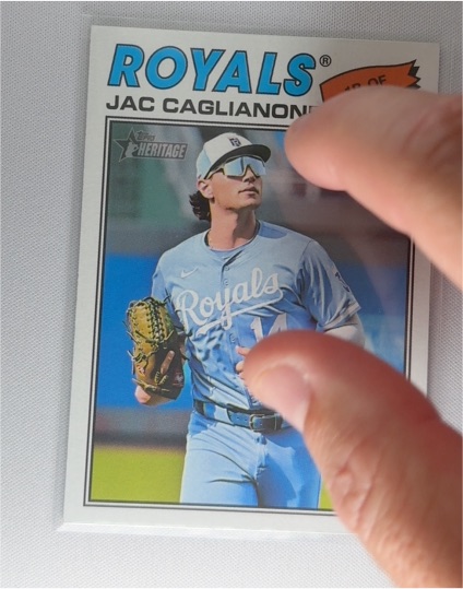 2026 Topps Heritage #136 Jac Caglianone — front