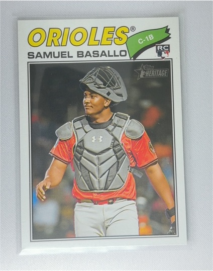 2026 Topps Heritage #175 Samuel Basallo — front