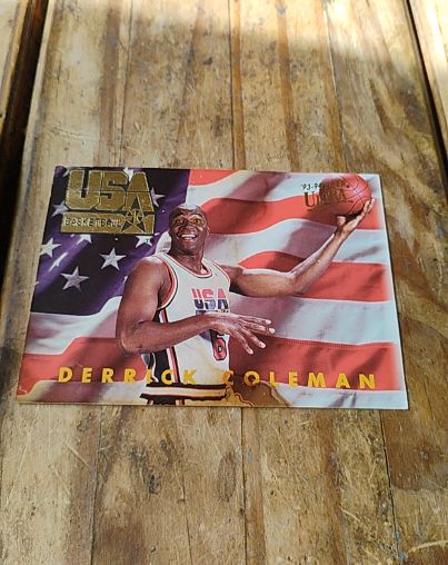 1993-94 Fleer Ultra #361 Derrick Coleman USA Basketball — front