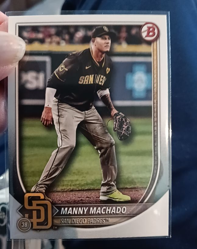 2022 Bowman #66 Manny Machado — front