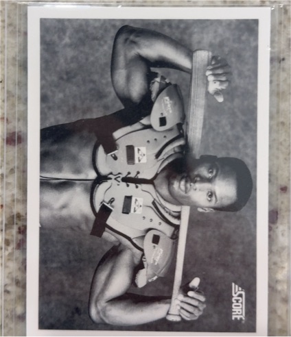 1990 Score #697 Bo Jackson — front