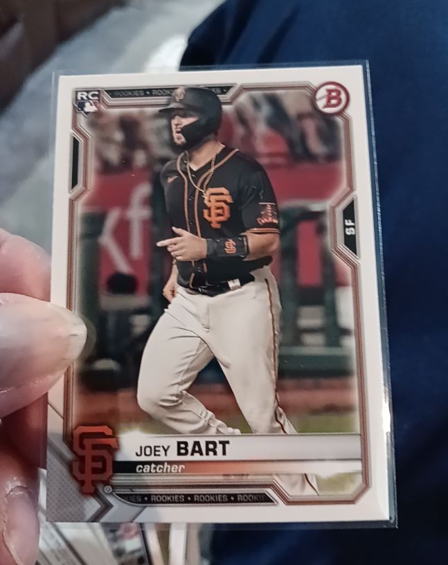 2021 Bowman #51 Joey Bart — front
