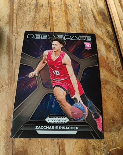 2024 Panini Prizm Draft Picks Deep Space #12 Zaccharie Risacher — front