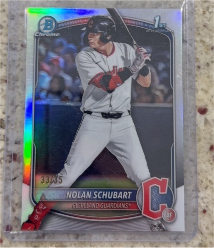 2025 Bowman Draft Chrome #BDC-192 Nolan Schubart — front