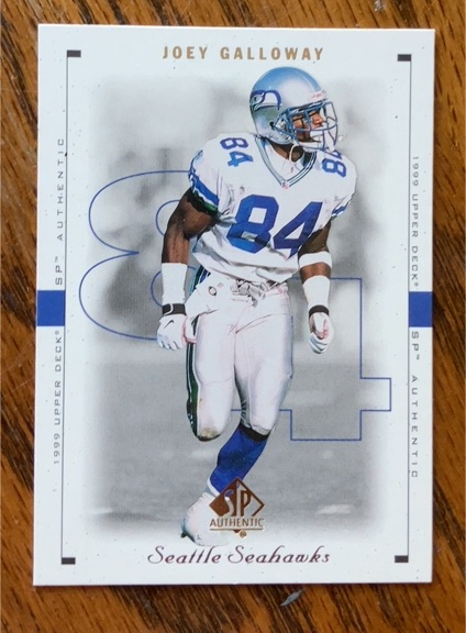 1999 Upper Deck SP Authentic #79 Joey Galloway — front