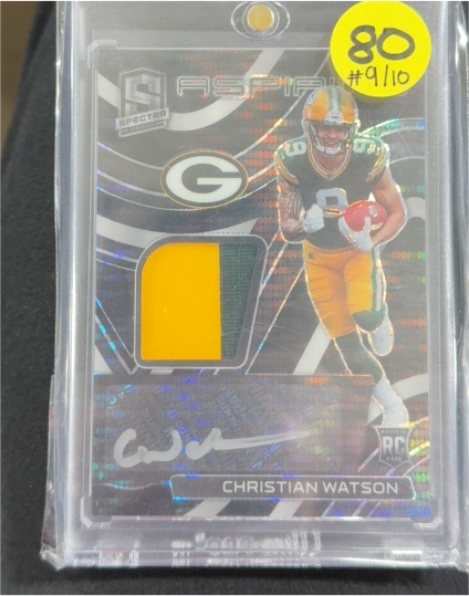 2022 Panini Spectra Aspiring #80 Christian Watson — front