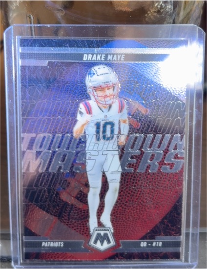 2025 Panini Mosaic Touchdown Masters #9 Drake Maye — front