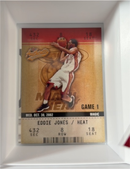 2002-03 Fleer Authentix #78 Eddie Jones — front