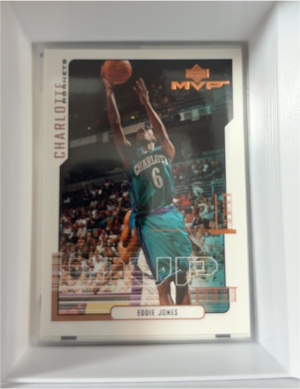 2000-01 Upper Deck MVP #15 Eddie Jones — front