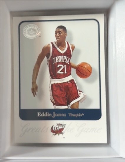 2001 Fleer Greats of the Game #24 Eddie Jones Temple Owls — front
