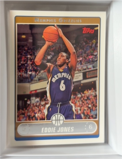 2006-07 Topps #19 Eddie Jones Memphis Grizzlies — front