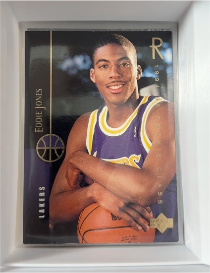 1994-95 Upper Deck #166 Eddie Jones Rookie Card — front