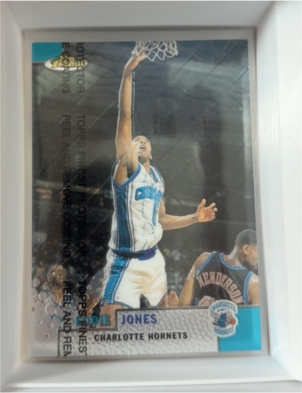 1999-00 Topps Finest #58 Eddie Jones — front