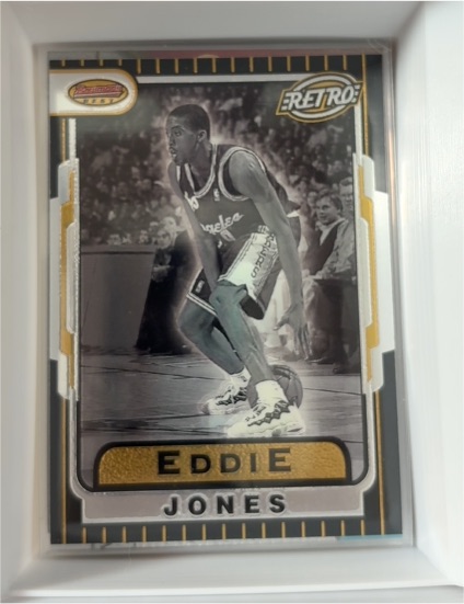 1996-97 Bowman's Best Retro #TB9 Eddie Jones — front