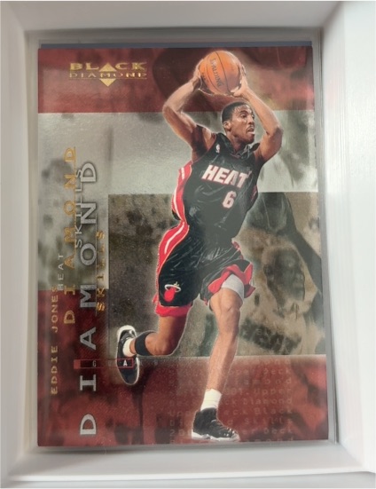 2000-01 Upper Deck Black Diamond #42 Eddie Jones — front